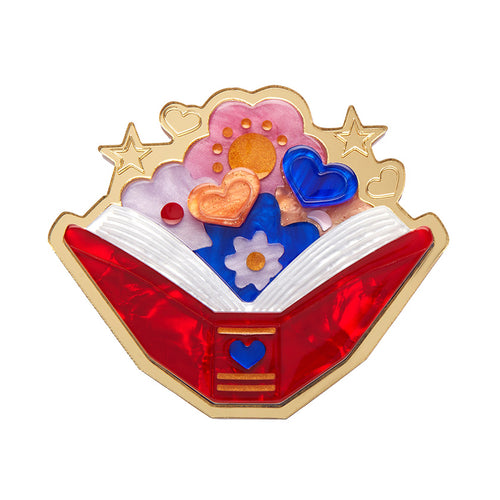Erstwilder - The Book of Love Brooch