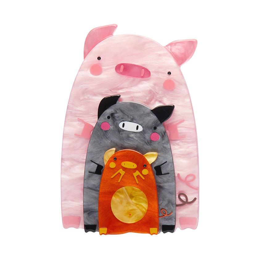 Erstwilder x Pete Cromer - Chinny Chin Chins Brooch