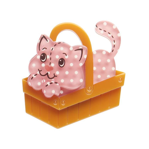 Erstwilder x Strawberry Shortcake - Cozy Custard Cat Mini Brooch