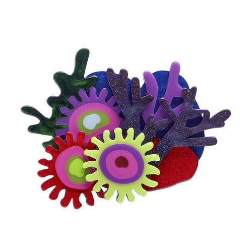 Erstwilder - Deep Reef Corals Brooch