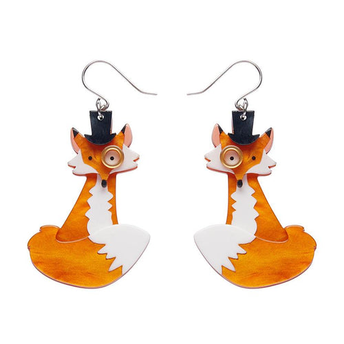 Erstwilder - Felix the Fox Drop Earrings