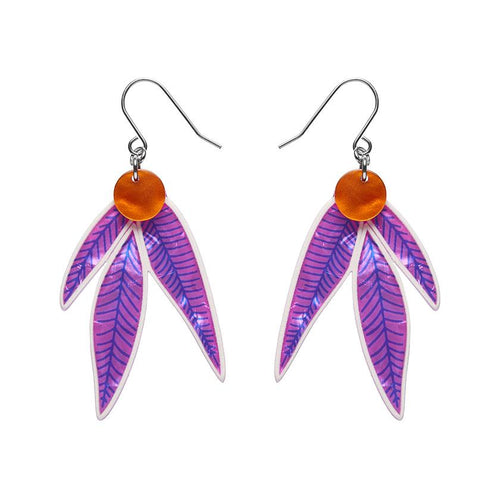 Erstwilder x Lauren Rodgers - Gainful Gum Leaves Drop Earrings