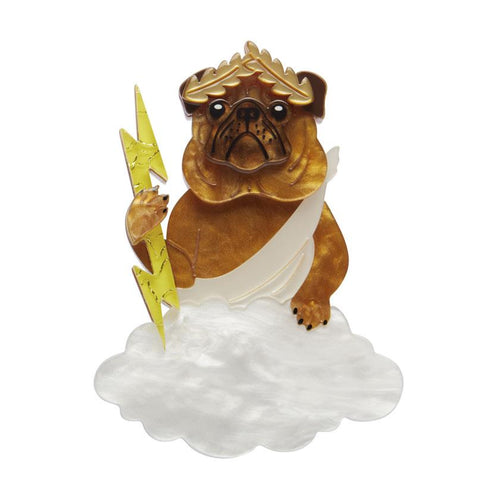 Erstwilder x Lucia Heffernan - The Pious Pug Brooch