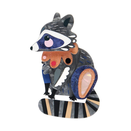 Erstwilder x Pete Cromer - The Resourceful Raccoon Brooch