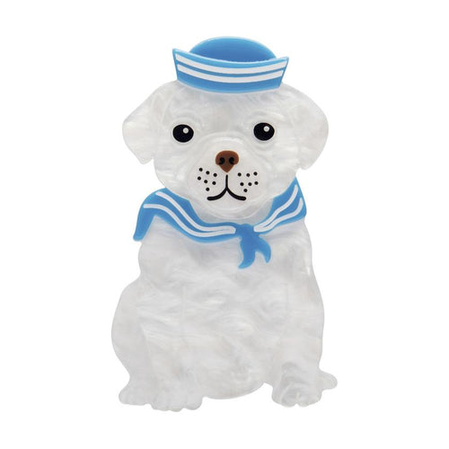 Erstwilder x Lucia Heffernan - The Sailor Pup Brooch