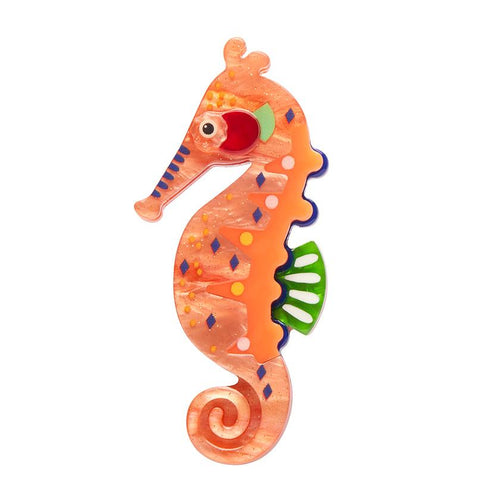 Erstwilder x Pete Cromer - The Wary Western Australian Seahorse Brooch