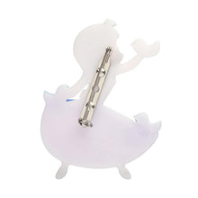 Erstwilder x Pete Cromer - White as Snow Brooch