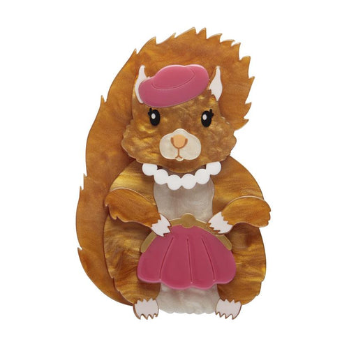 Erstwilder x Lucia Heffernan - The Sophisticated Squirrel Brooch