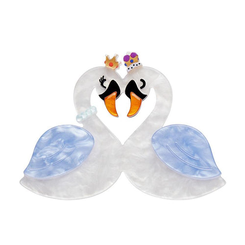 Erstwilder - Swan Love Brooch