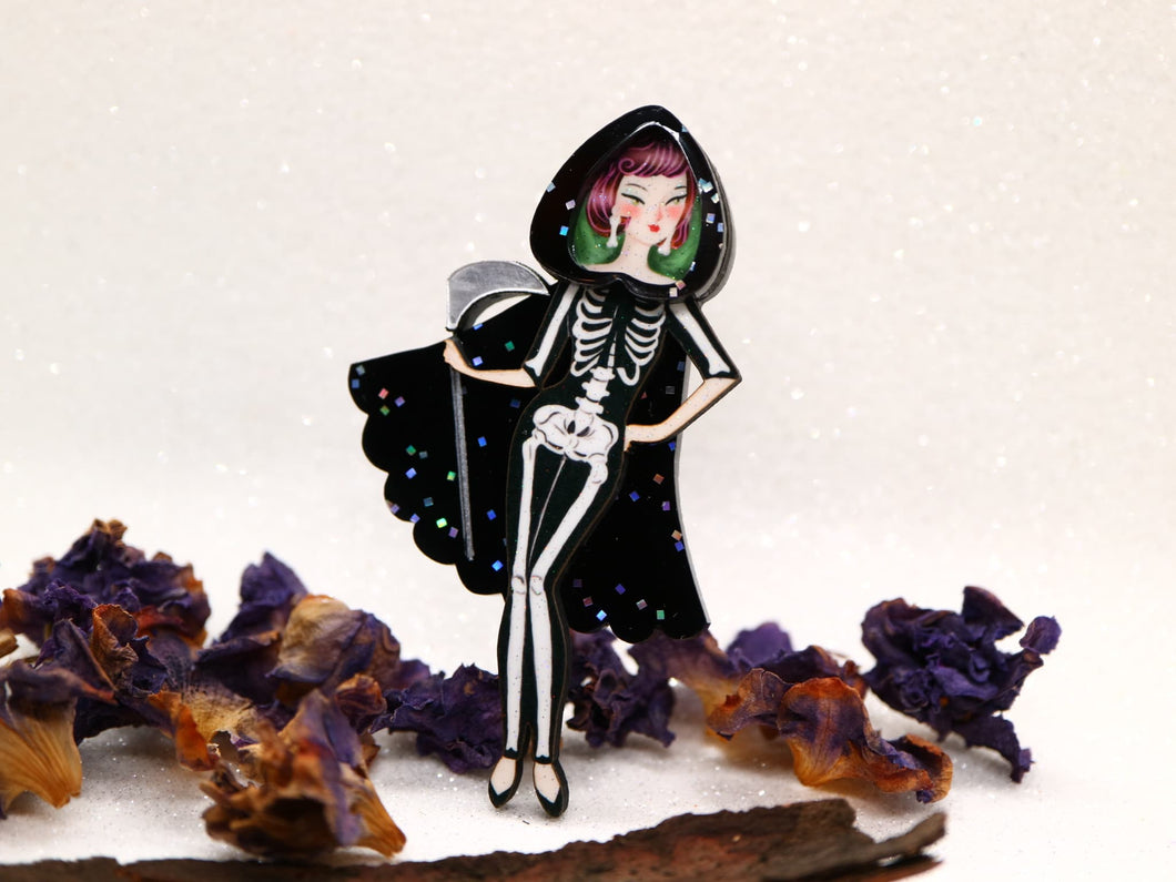 Laliblue - Dead Girl Brooch