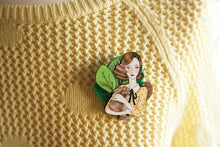 LaliBlue - Girl with Bunny Brooch