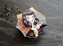 LaliBlue - Spider Girl Brooch