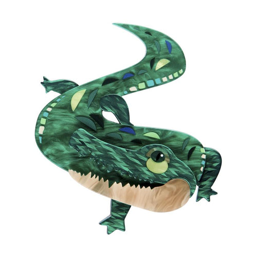 Erstwilder x Pete Cromer – The Ancient Alligator Brooch