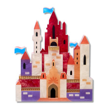 Erstwilder - "In a Land Far Away" Castle Brooch - Random colour
