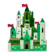 Erstwilder - "In a Land Far Away" Castle Brooch - Random colour