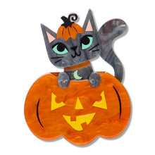 Erstwilder - Cat O'Lantern Brooch