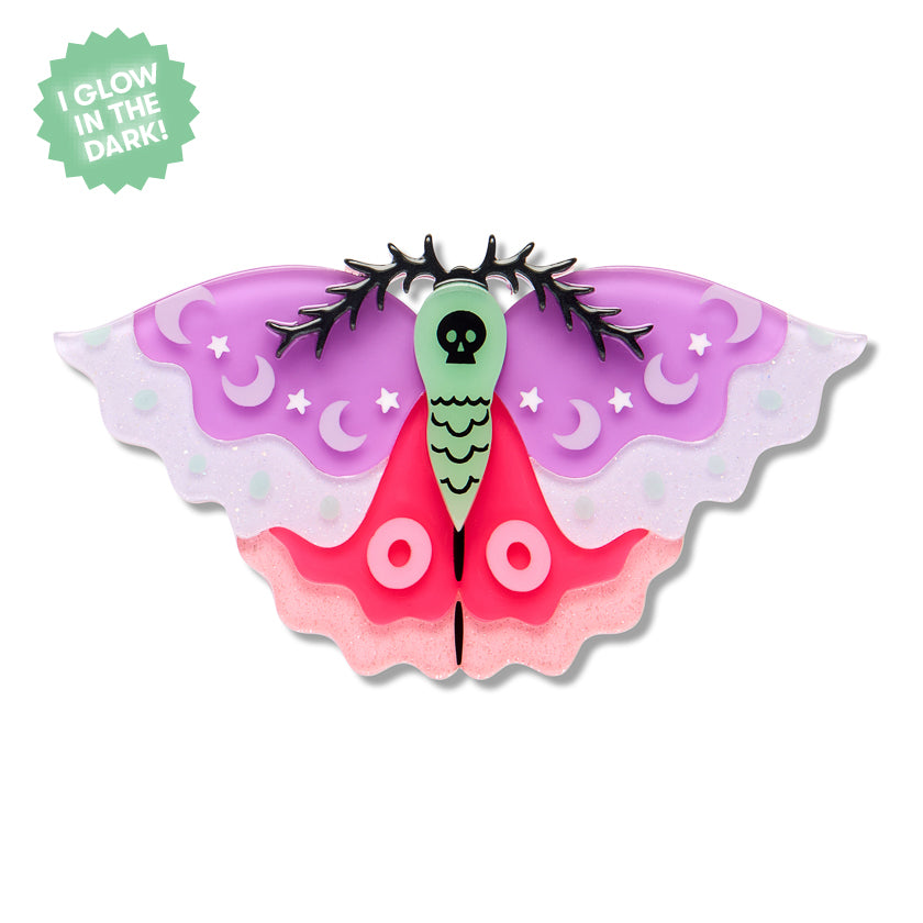 Erstwilder - Flutter by Night Brooch