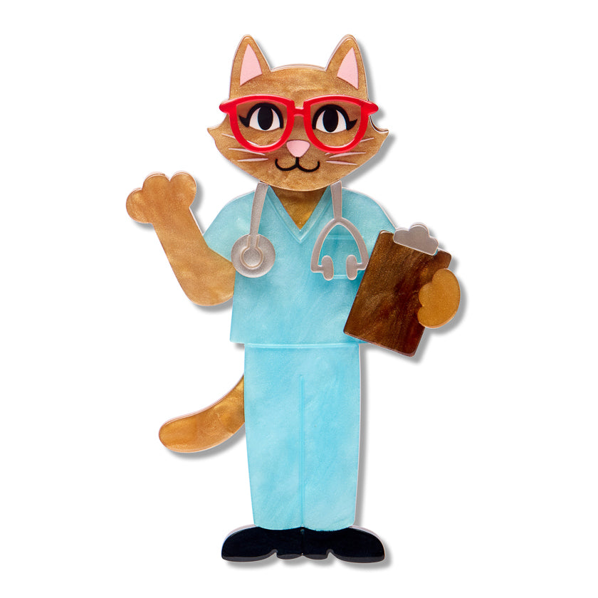 Erstwilder – Whiskers M.D. Brooch