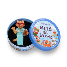 Erstwilder – Whiskers M.D. Brooch