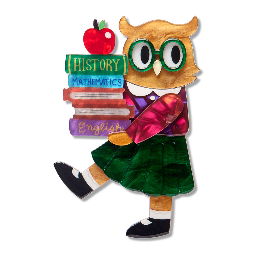 Erstwilder - Professor Hootsworth Brooch