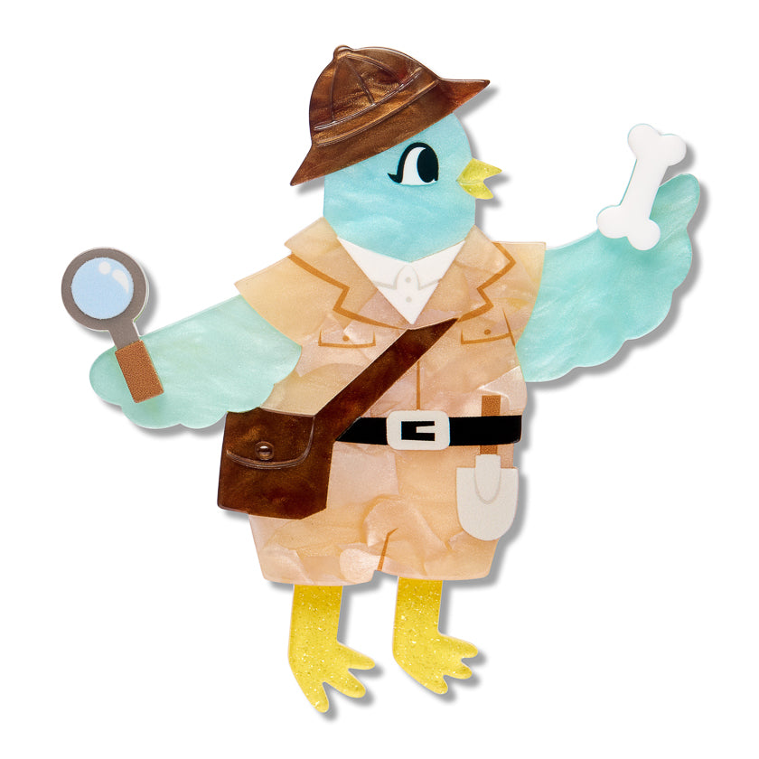 Erstwilder - Dr. Fossil Brooch