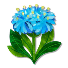 Erstwilder – Blue Pincushion Brooch