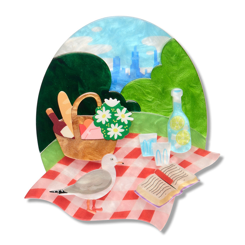 Erstwilder - A Royal Garden Picnic Brooch