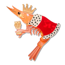 Erstwilder – Pascal the King Prawn Brooch
