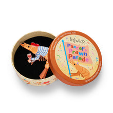 Erstwilder – Pascal the Parisian Prawn Brooch