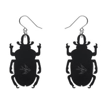 Erstwilder - Ruby the Rainbow Stag Beetle Earrings