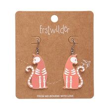 Erstwilder - Bone Kitty Drop Earrings – Iridescent