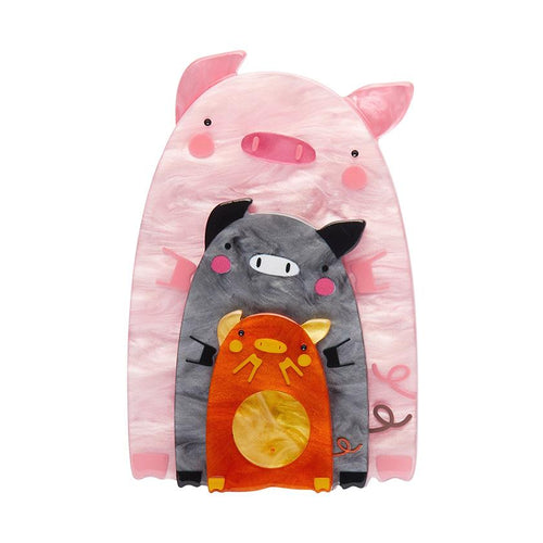 Erstwilder x Pete Cromer – Chinny Chin Chins Brooch
