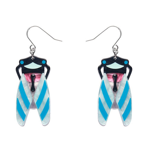 Erstwilder - Deco Cicada Drop Earrings