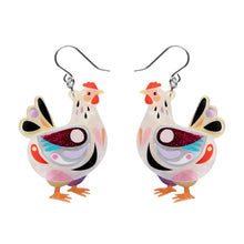 Erstwilder x Pete Cromer – Clara the Chicken Drop Earrings