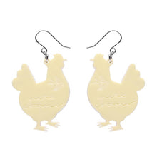 Erstwilder x Pete Cromer – Clara the Chicken Drop Earrings