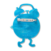 Erstwilder - Silky's Clock Brooch