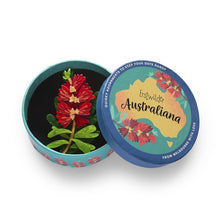 Erstwilder - Crimson Bottlebrush Brooch