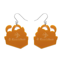 Erstwilder x Strawberry Shortcake - Cozy Custard Cat Drop Earrings