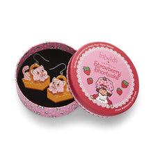 Erstwilder x Strawberry Shortcake - Cozy Custard Cat Drop Earrings