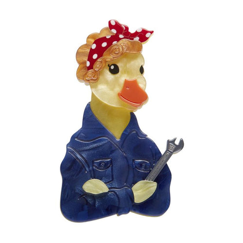 Erstwilder x Lucia Heffernan – The Diligent Duck Brooch