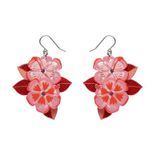 Erstwilder -   Halcyon Hibiscus Drop Earrings