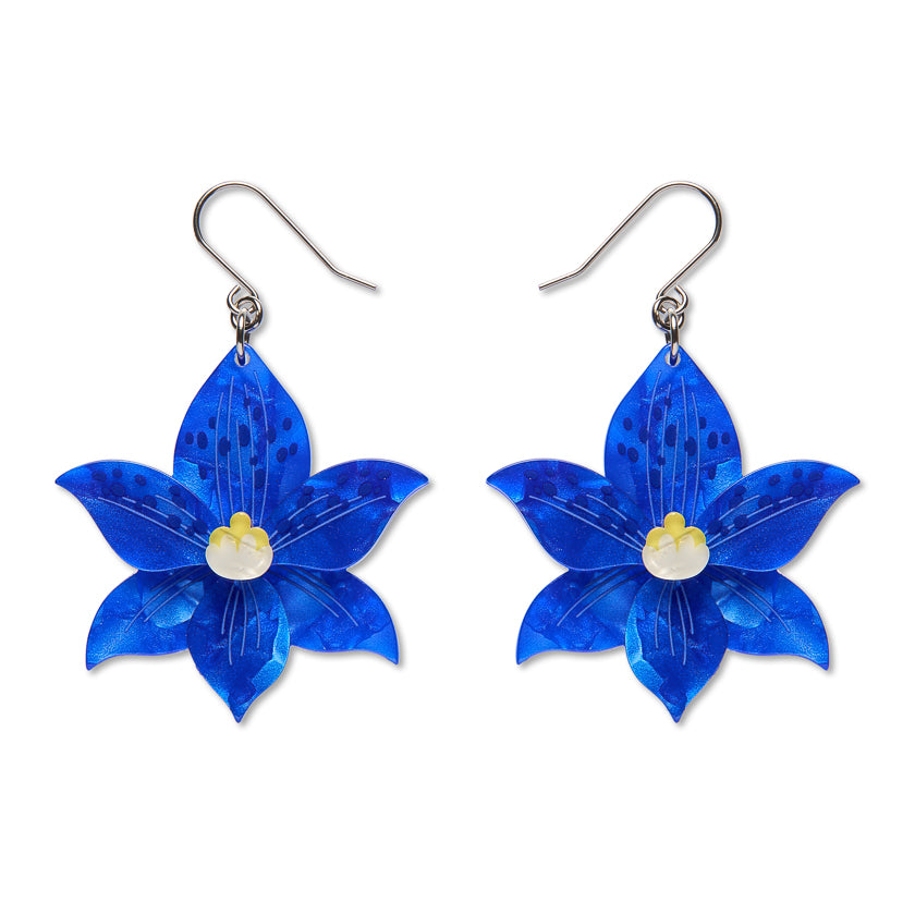 Erstwilder - Spotted Sun-Orchid Drop Earrings