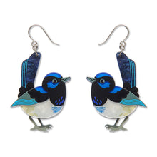 Erstwilder - Superb Fairy Wren Drop Earrings