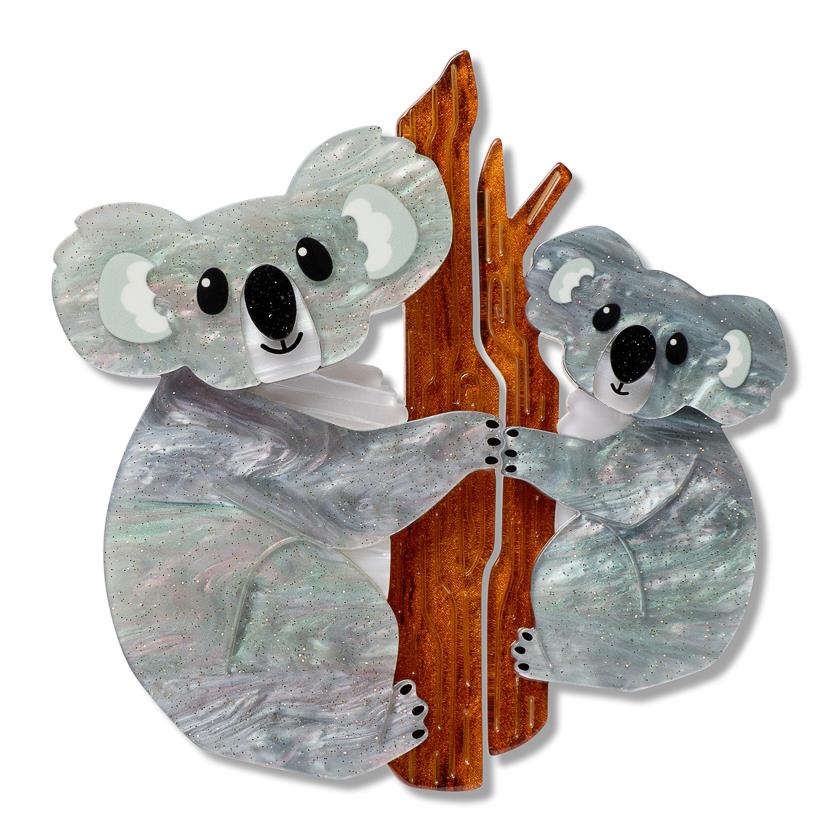 Erstwilder - Among the Eucalyptus Brooch Pair