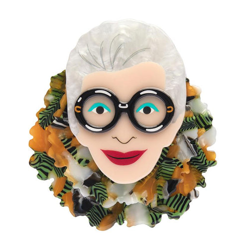 Erstwilder – Adorned in Feathers Iris Brooch