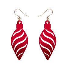Erstwilder - Long Bauble Drop Earrings - Red