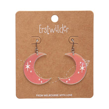Erstwilder - Half Moon Drop Earrings – Iridescent