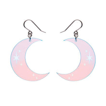 Erstwilder - Half Moon Drop Earrings – Iridescent