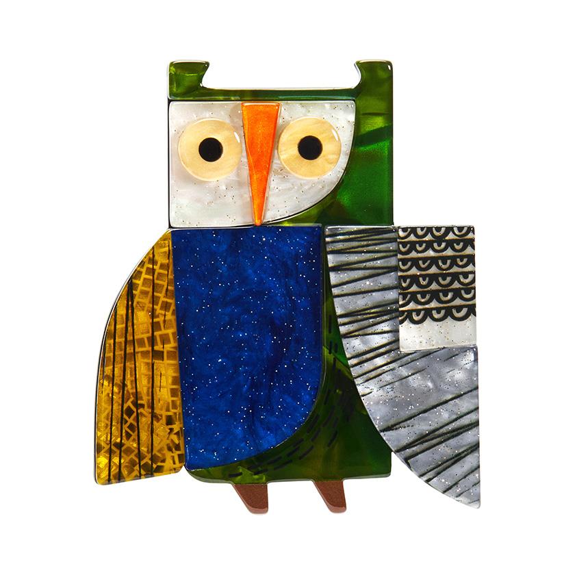 Erstwilder x Clare Youngs – An Owl Named Hoot Brooch