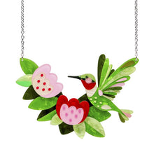 Erstwilder x Pete Cromer - The Riveting Ruby-Throated Hummingbird Necklace